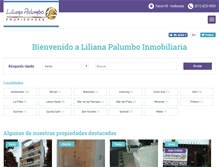 Tablet Screenshot of lilianapalumboprop.com.ar